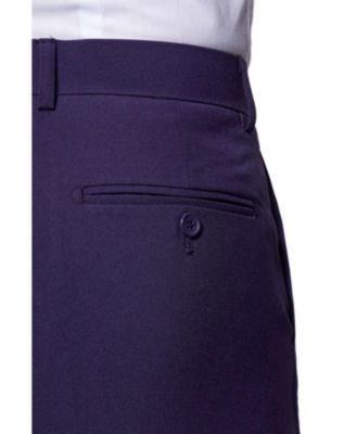 Men's Suit - Summer Sunset Party Outfit - Slim Fit - Purple - Orange and Black - Includes Blazer, Pants and Tie