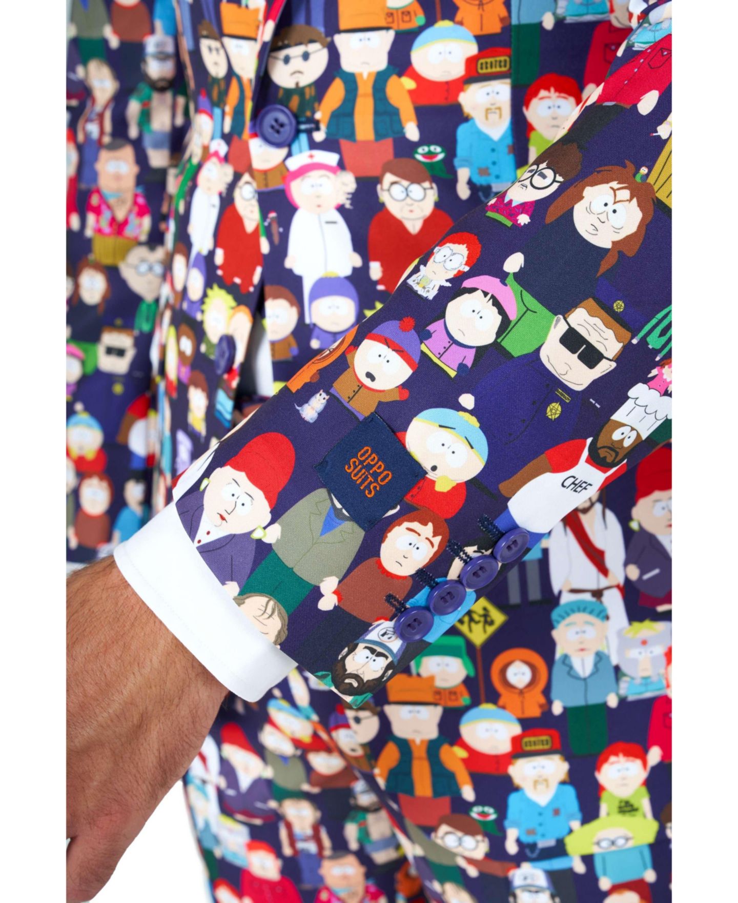 Мужской карнавальный костюм OppoSuits South Park для вечеринок и Хэллоуина, разноцветный — фото 6