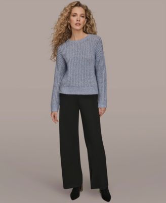 Women's Oversized Long Sleeves Open Stitch Sweater