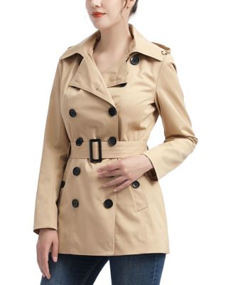 Women's kimi + kai Classic Short Trench Coat
