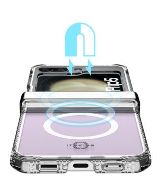 Hybrid_R Clear Hinge MagSafe Case for Samsung Galaxy Z Flip5