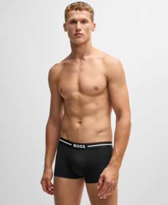 Hugo Boss Men's 3-Pack Bold Logo Trunks