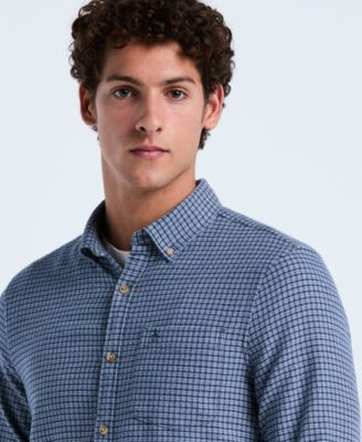 Men's Denim Slim Fit Long Sleeves Shirt