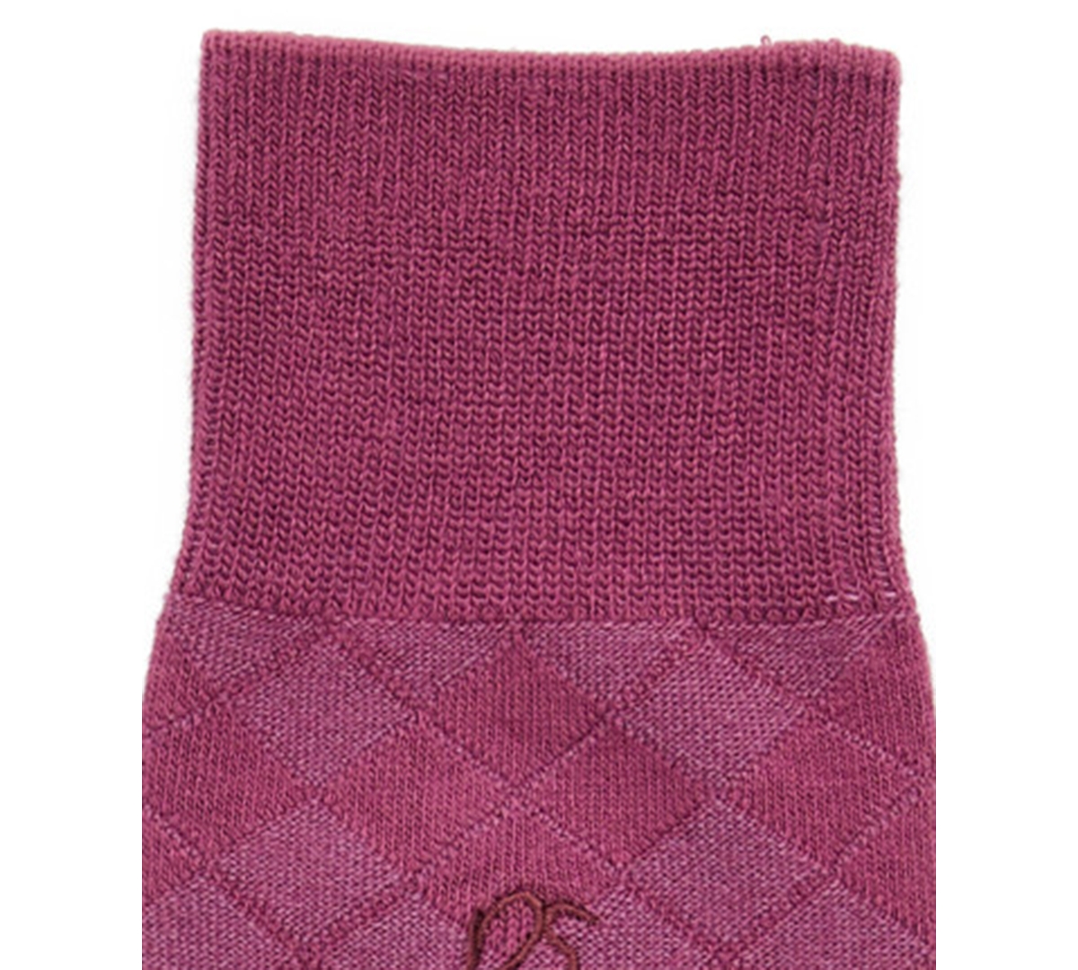 Perry Ellis Portfolio Men's Diamond Stitch Socks In Purple
