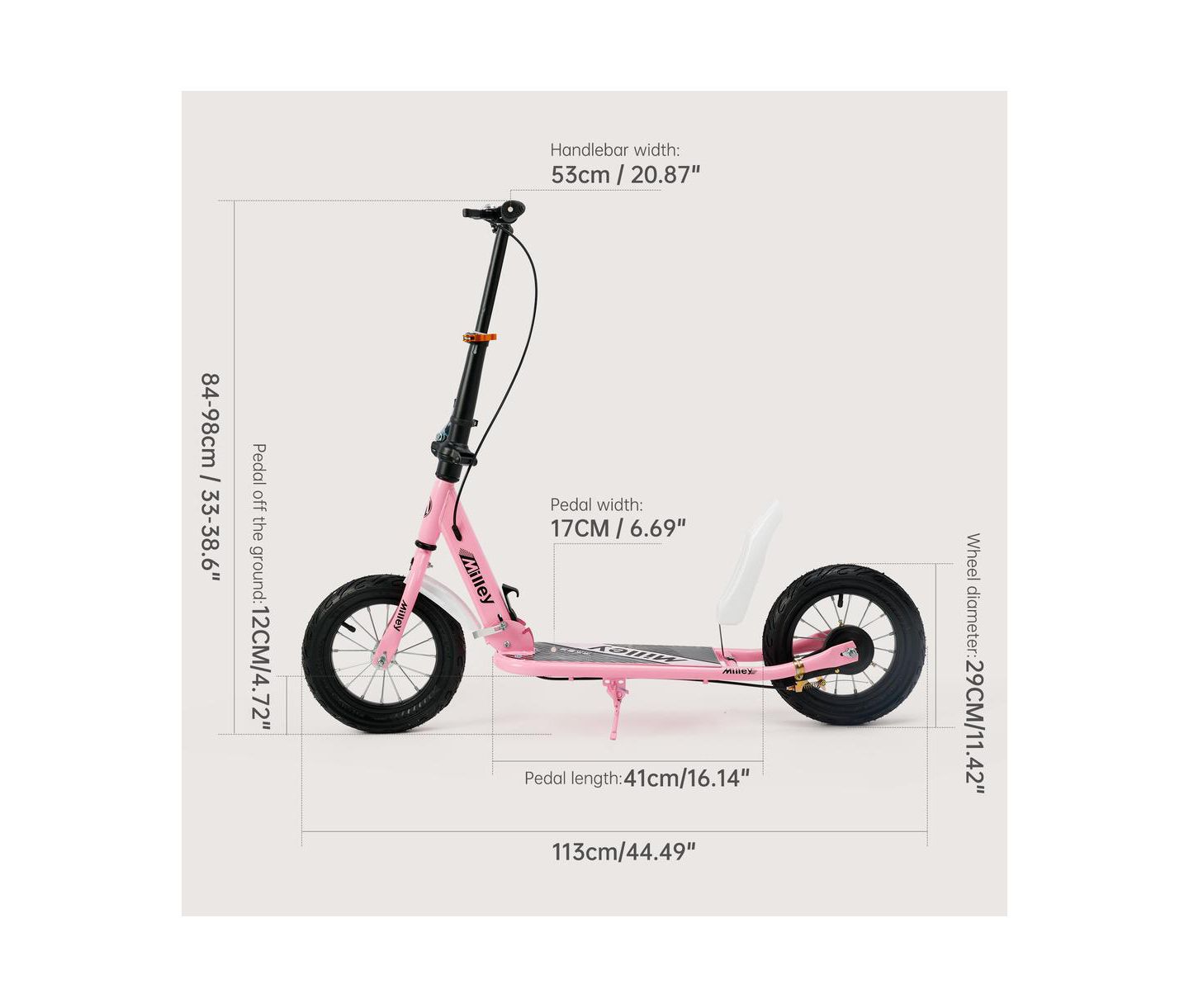 Детская игрушка Artudatech 12-Inch Foldable Scooter with Adjustable Height, 220 lbs Capacity, Ages 7-12, цвет: Зелёный — фото 3