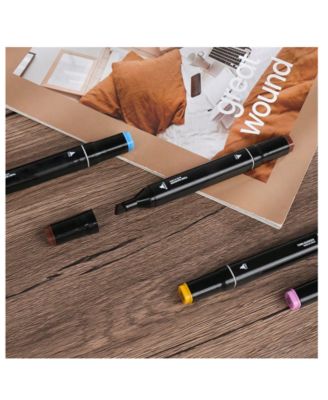 168 Color Art Markers Set - Vibrant, Blendable, And Non-Staining Markers For Art Beginners - Perfect For Coloring, Drawing, Sketching, Card Making