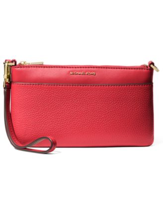 Michael Kors Jet Set Leather Top Zip Convertible Wristlet