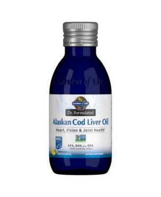 Dr. Formulated Alaskan Cod Liver Oil, Lemon, 200 ml