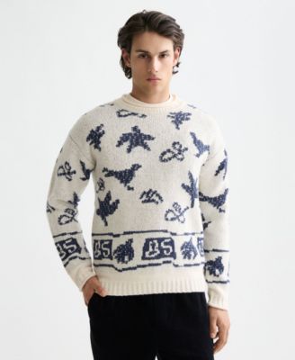 SCOTCH & SODA - Men's Drop Shoulder Crewneck Sweater
