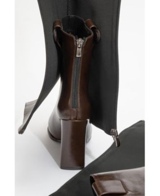 Women Aja Block Heel Convertible Knee High Boot