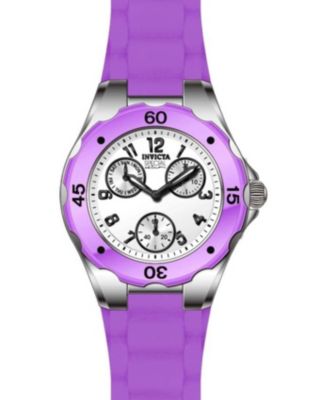 Women's 18790 Angel Quartz Chronograph White Dial Watch