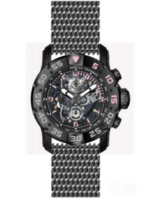Men's 48054 Invicta Racing Quartz Multifunction Black Dial Watch