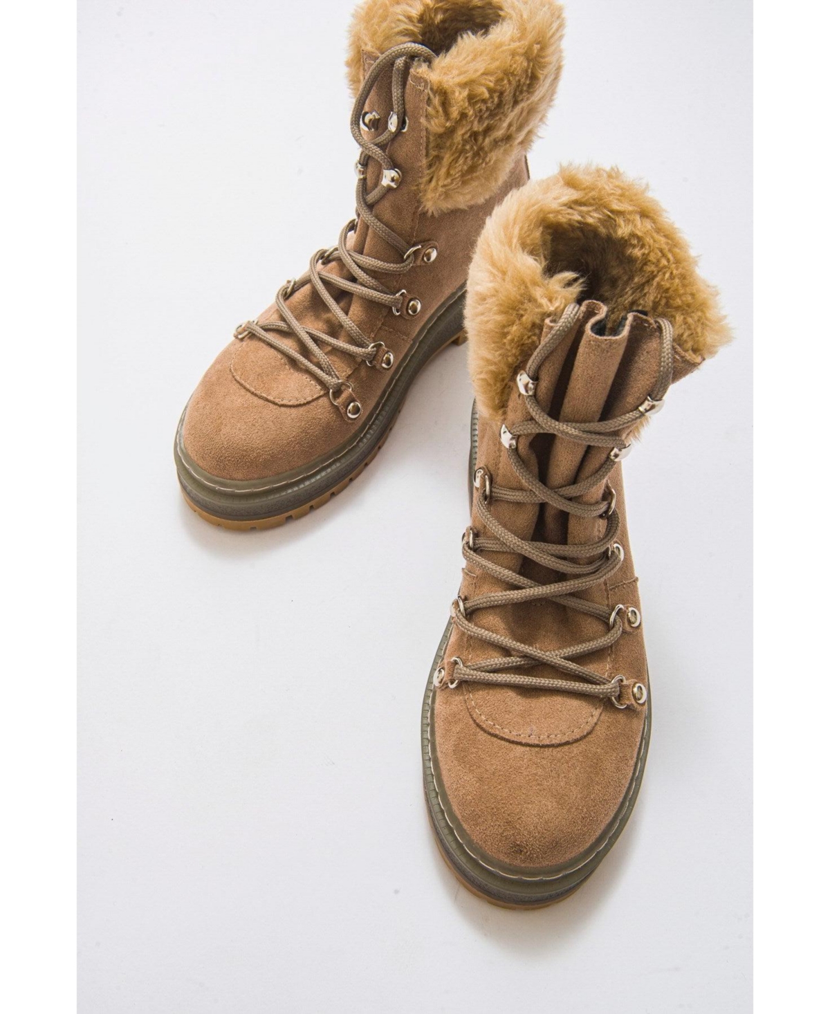 Prologue Shoes Lunira Fur Ankle Boot (Women)