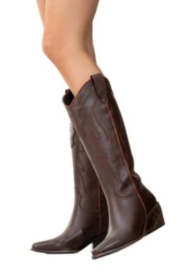 Women's Pietro Leather Western Knee High Boot