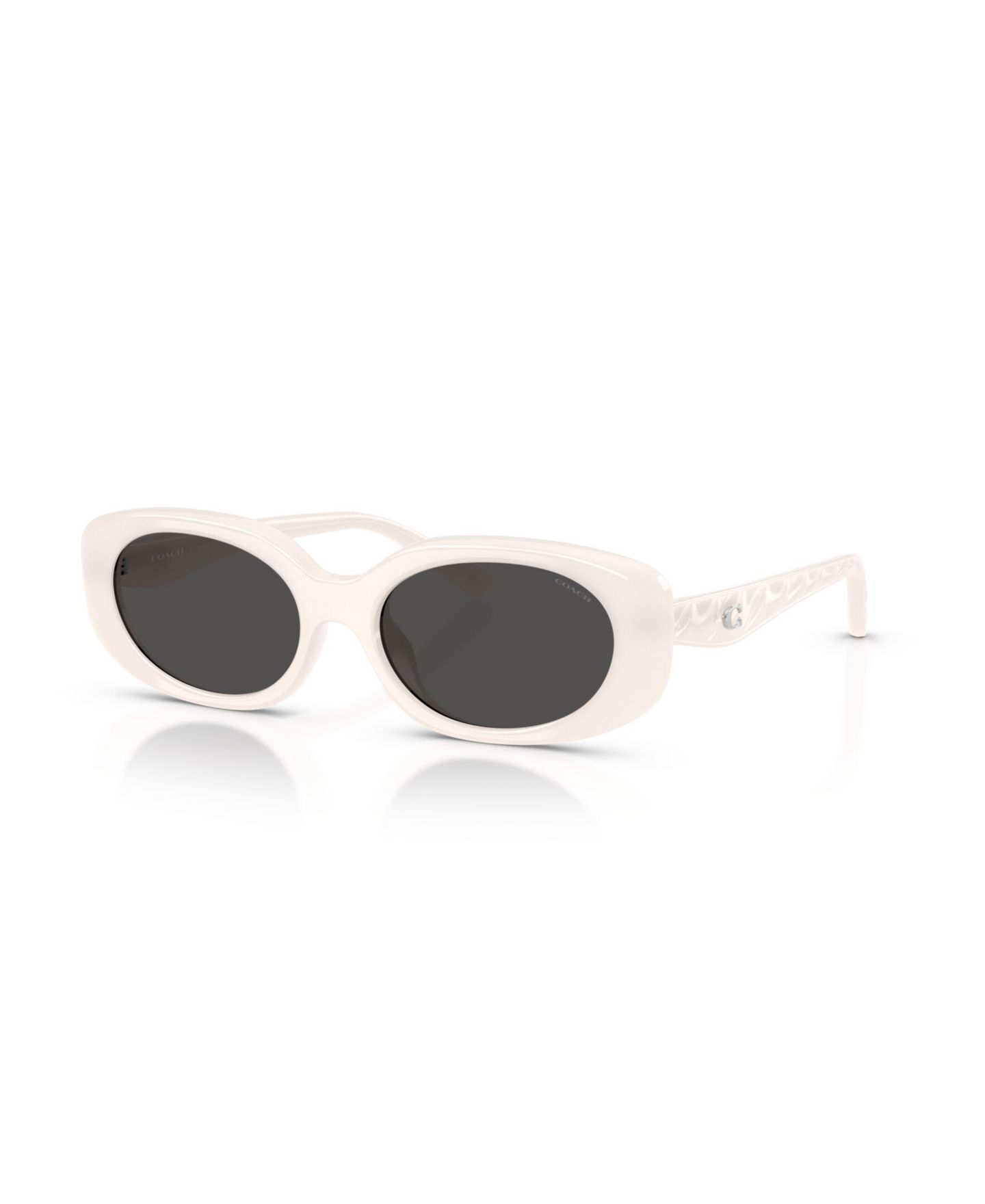 Женские солнцезащитные очки COACH Oval Sunglasses, CBY84 HC8443D, цвет: Чёрный — фото 16