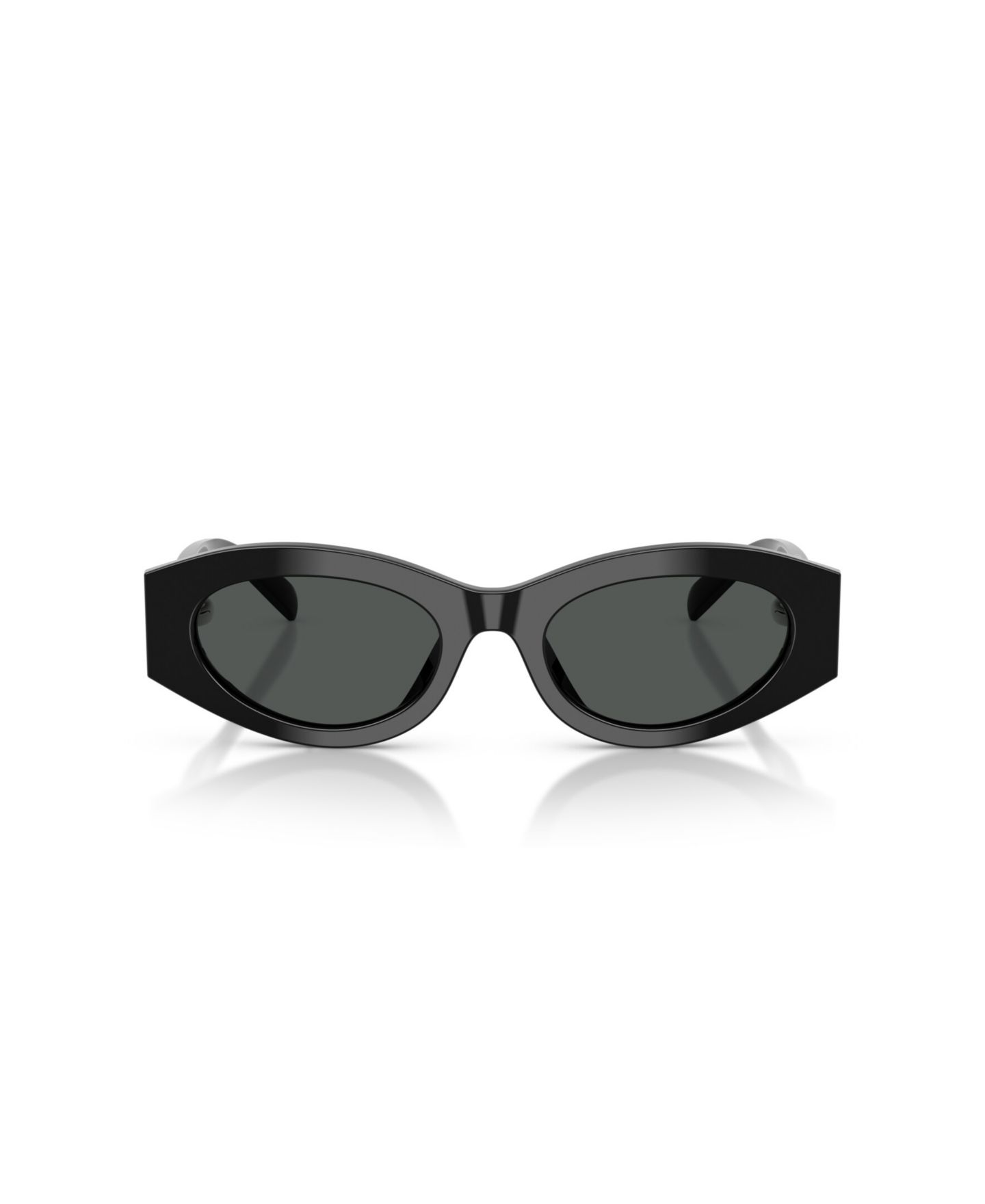 Женские солнцезащитные очки Tory Burch Oval Sunglasses, TY7222U, цвет: Чёрный — фото 3