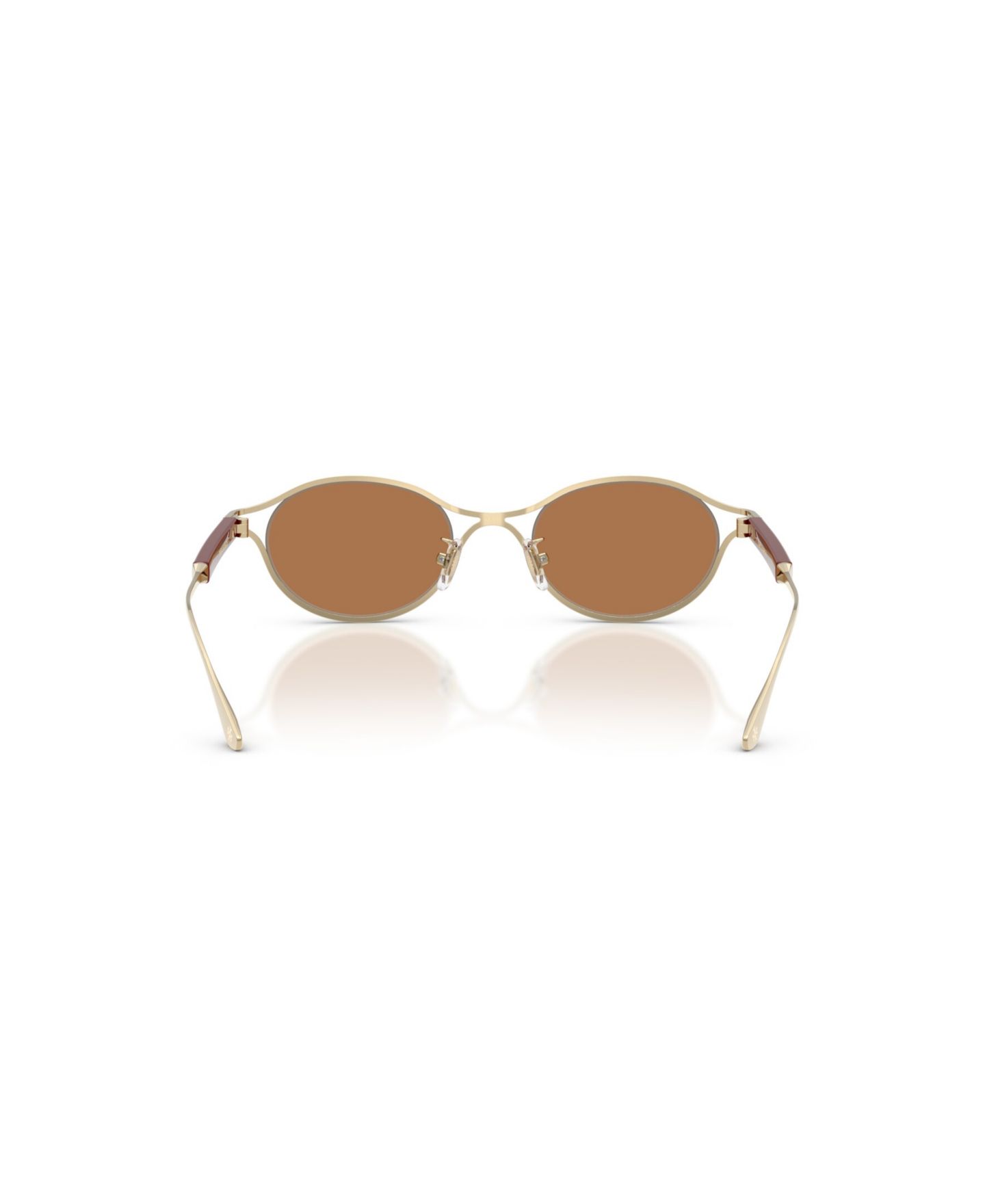 Женские овальные солнцезащитные очки Tory Burch TY5018, цвет: Серебряный — фото 14