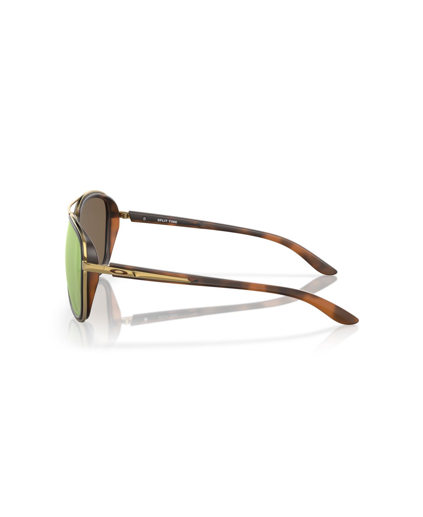 Женские солнцезащитные очки Oakley Polarized Sunglasses, Split Time OO4129, цвет: Коричневый черепаховый — фото 3