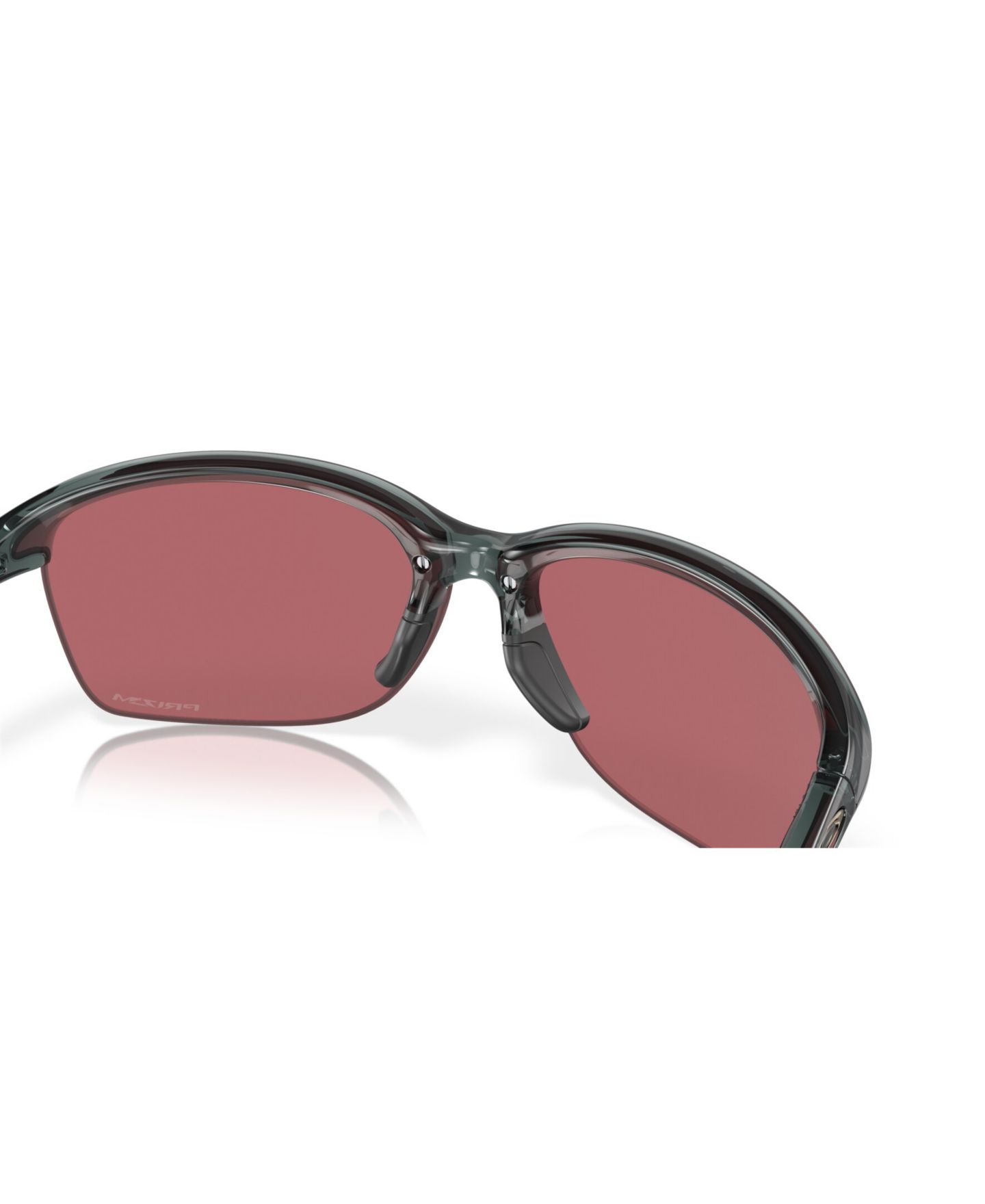 Женские солнцезащитные очки Oakley Rectangle Sunglasses, Unstoppable OO9191, цвет: Прозрачный чёрный — фото 8