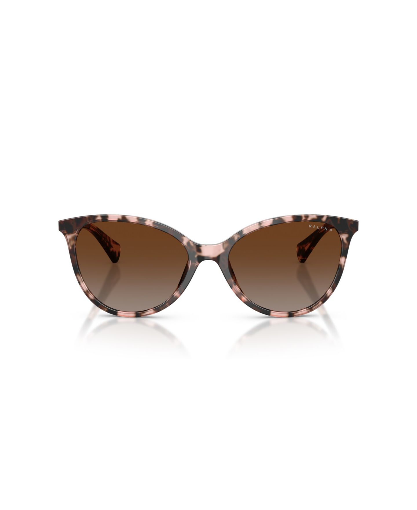 Женские солнцезащитные очки Ralph by Ralph Lauren Polarized Sunglasses, RA5339U, цвет: Розовый гавана — фото 4