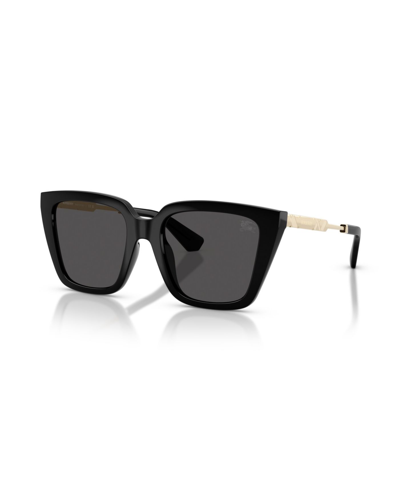 Женские солнцезащитные очки Burberry Square Sunglasses, BE4473U, цвет: Чёрный — фото 1