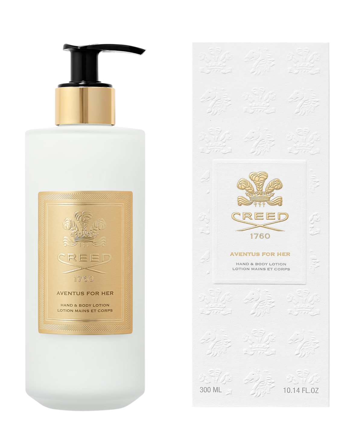Creed Aventus For Her Hand And Body Lotion, 10 Fl. Oz. In Transparent