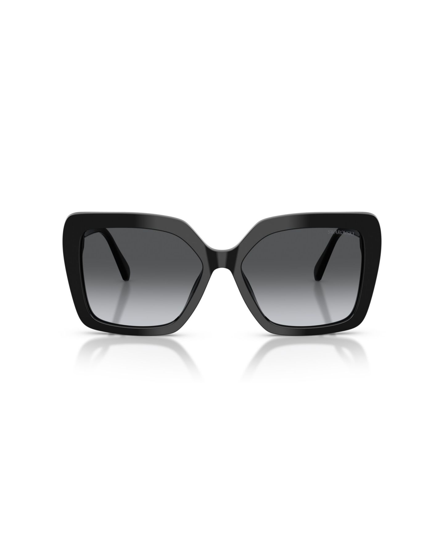 Женские солнцезащитные очки Swarovski Butterfly Sunglasses, SK6049, цвет: Чёрный — фото 2