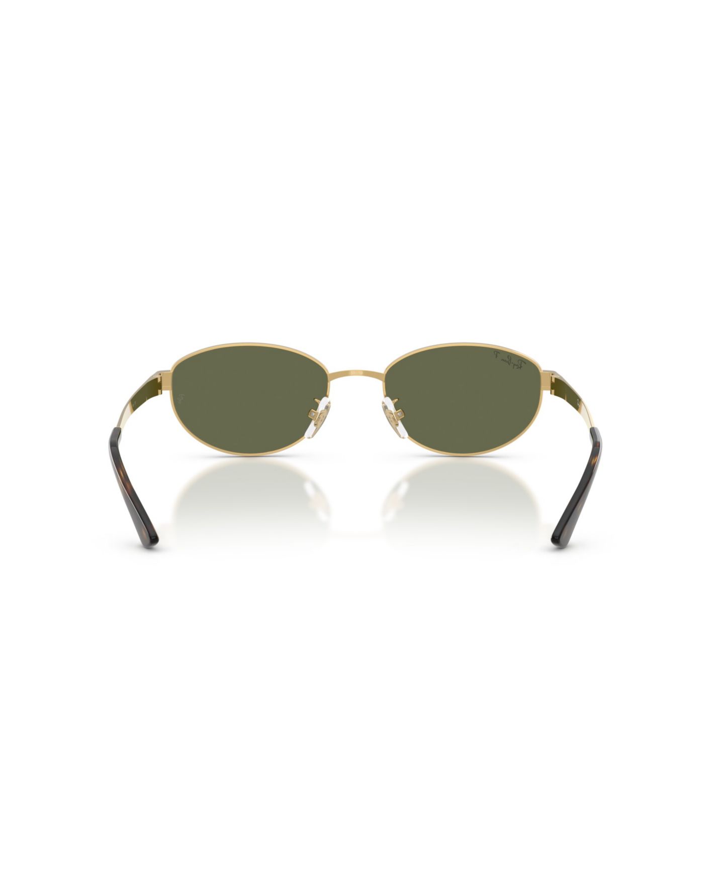 Солнцезащитные очки Ray-Ban Unisex Polarized Sunglasses, RB3774D, цвет: Золотой — фото 4