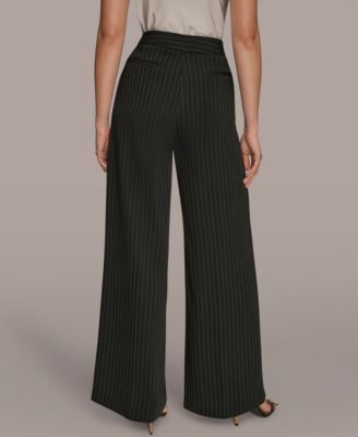 Women's Pinstripe Wide Leg Pants