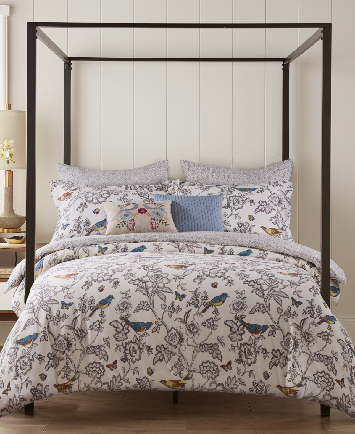 Levtex Home Mockingbird Reversible 3-Pc. Comforter Set, King/California King