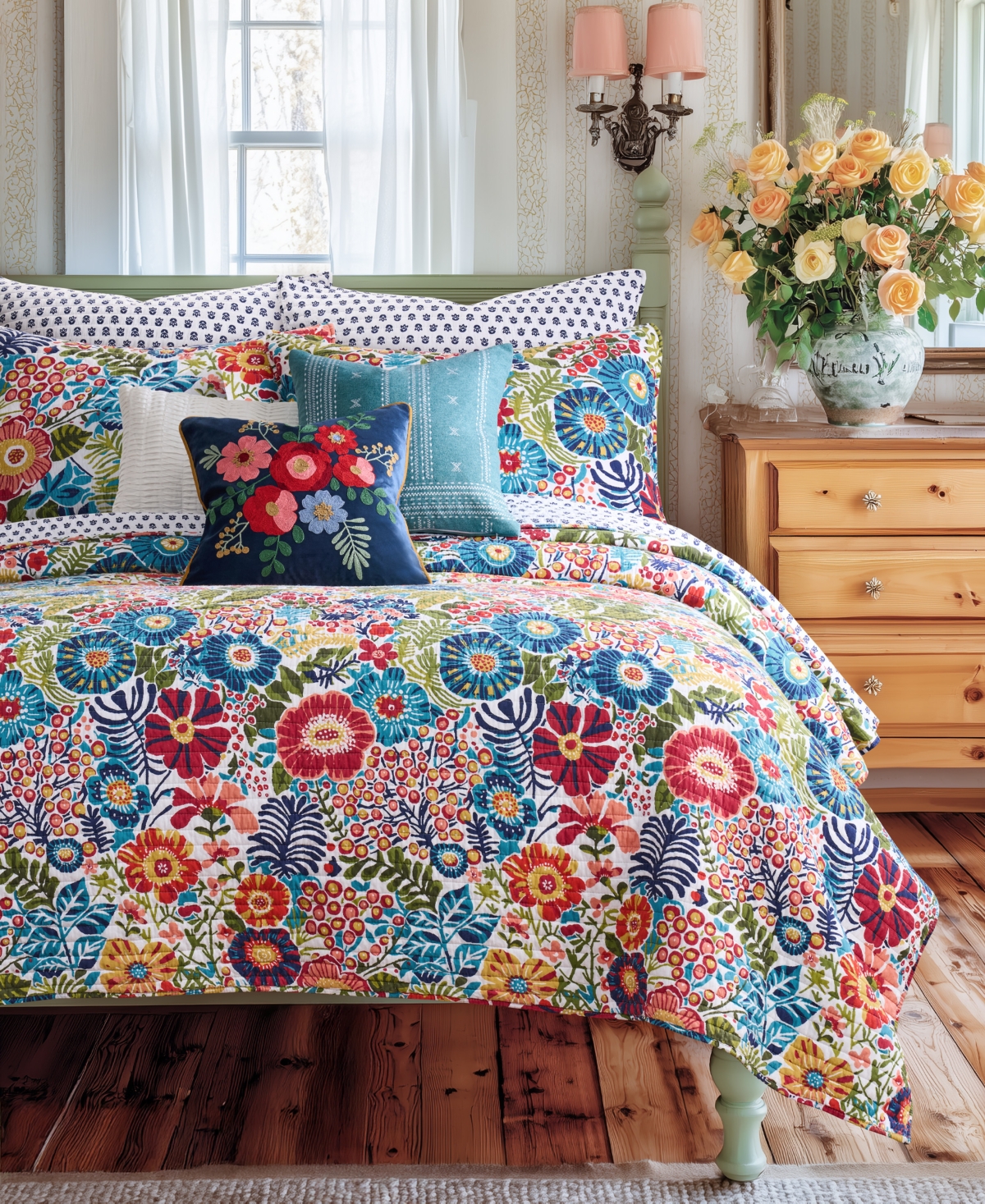 Levtex Garden 2-Pc. Sham Set, European