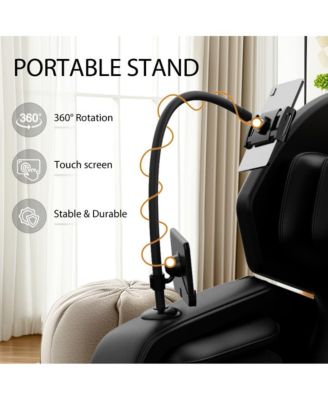 Zero Gravity Massage Recliner with Heating, Foot Rollers & Air Compression, Full Body Chair with Bluetooth