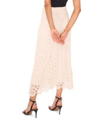Women's Crochet Midi Skirt