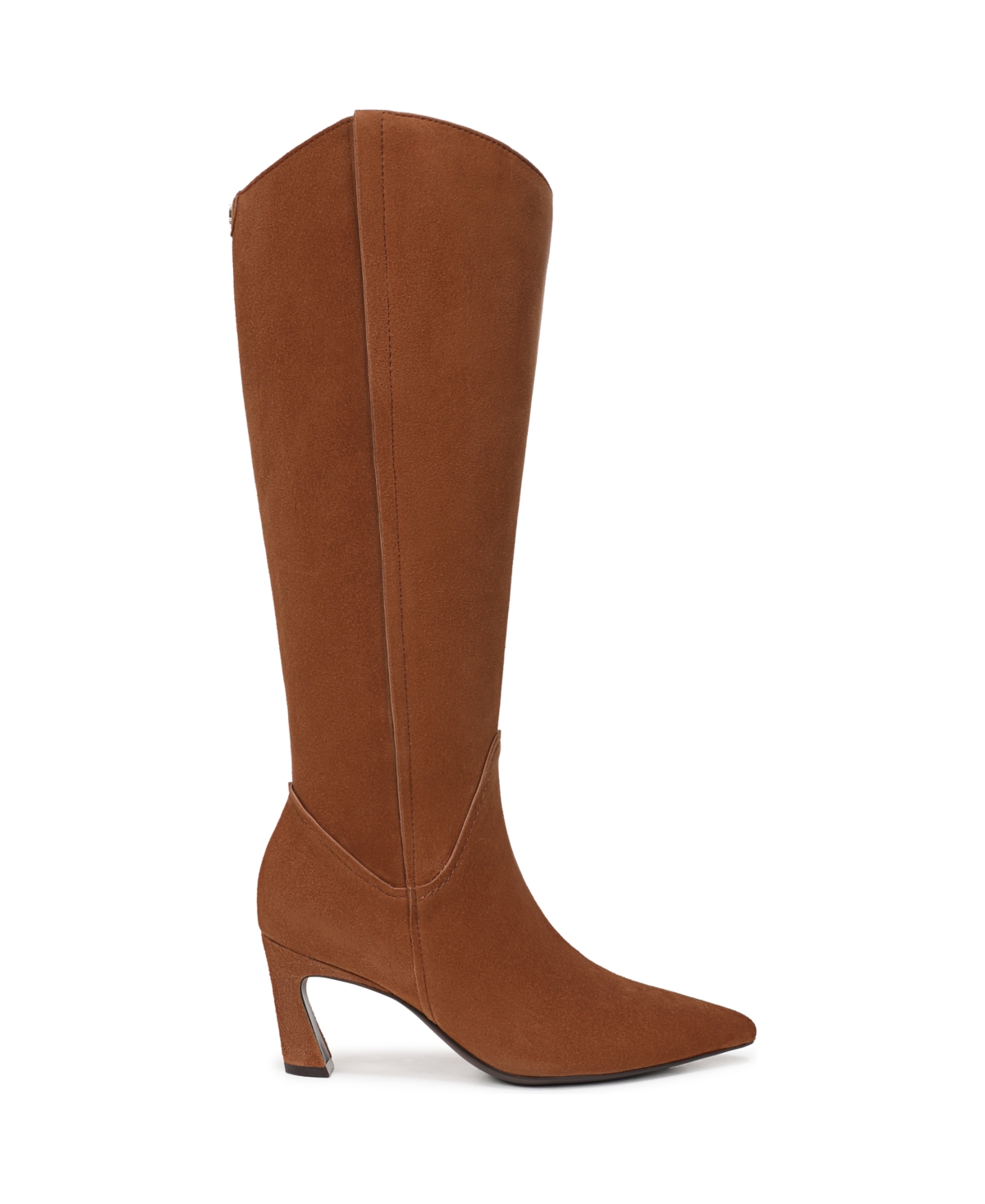 Naturalizer Women's Emily Extra Wide Calf Zip Tall Boots In Brown