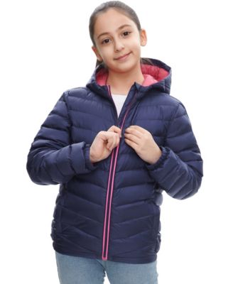 Little and Big Girls' Ultra Light Packable Down Jacket