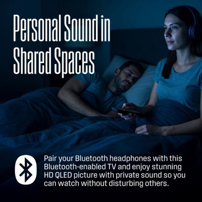 32" Roku Smart TV, HD QLED, Dolby Digital+, Wi-Fi, Bluetooth, AirPlay, Alexa & Google Assistant Compatible