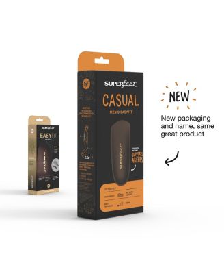 Men's Casual Easyfit Insoles - Comfort Shoe Inserts for Men - Anti-Fatigue Orthotic Insoles for Dress Shoes - Size 11.5-13 Men