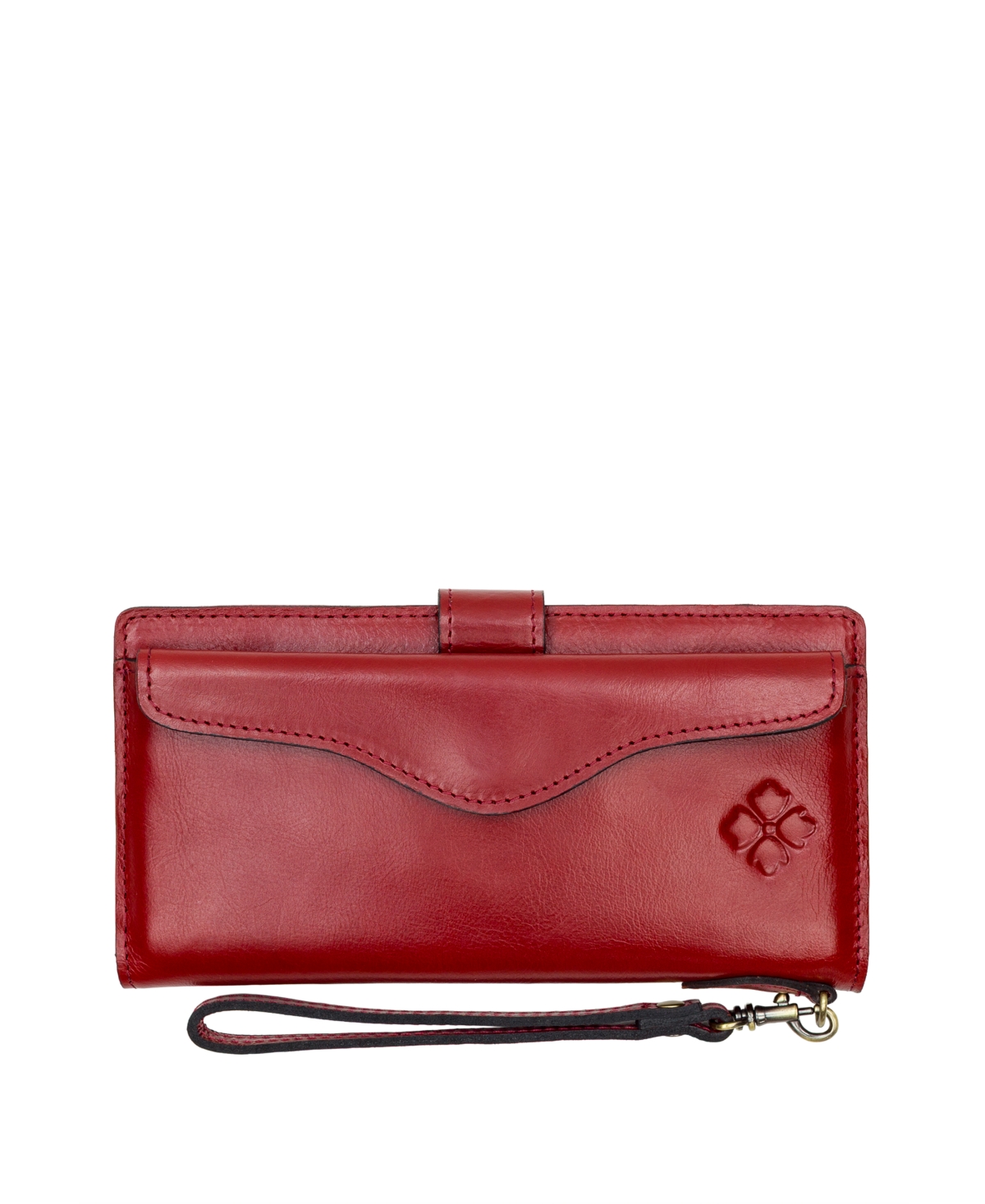 Patricia Nash Valentia Small Leather Wallet In Red