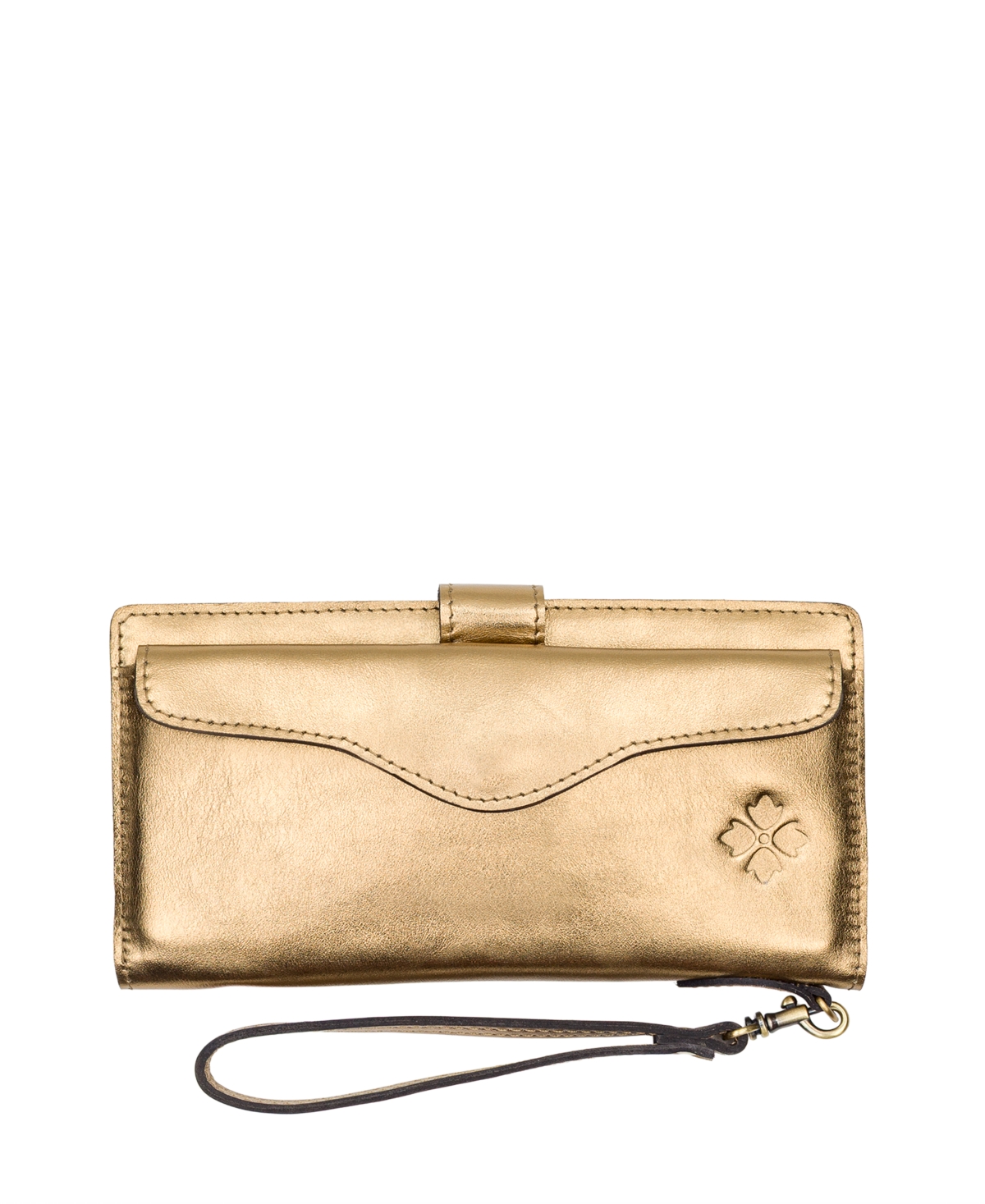 Patricia Nash Valentia Small Leather Wallet In Gold