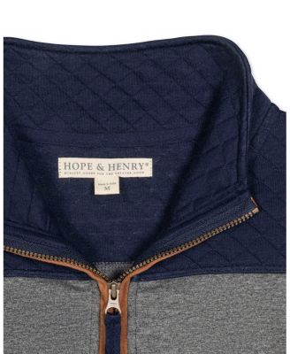 Little and Big Boys' Organic Long Sleeve French Terry Half-Zip Pullover