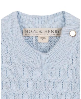 Big Girls Organic Puff Sleeve Sweater Dress