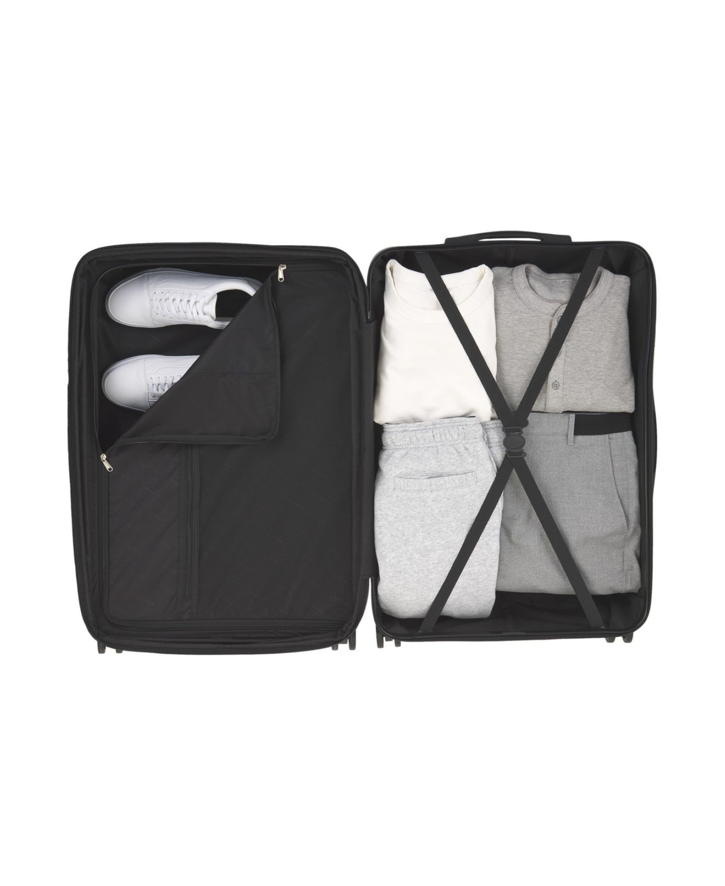 Чемодан Bugatti Lisbon 22" Carry-On Spinner, цвет: Чёрный — фото 4