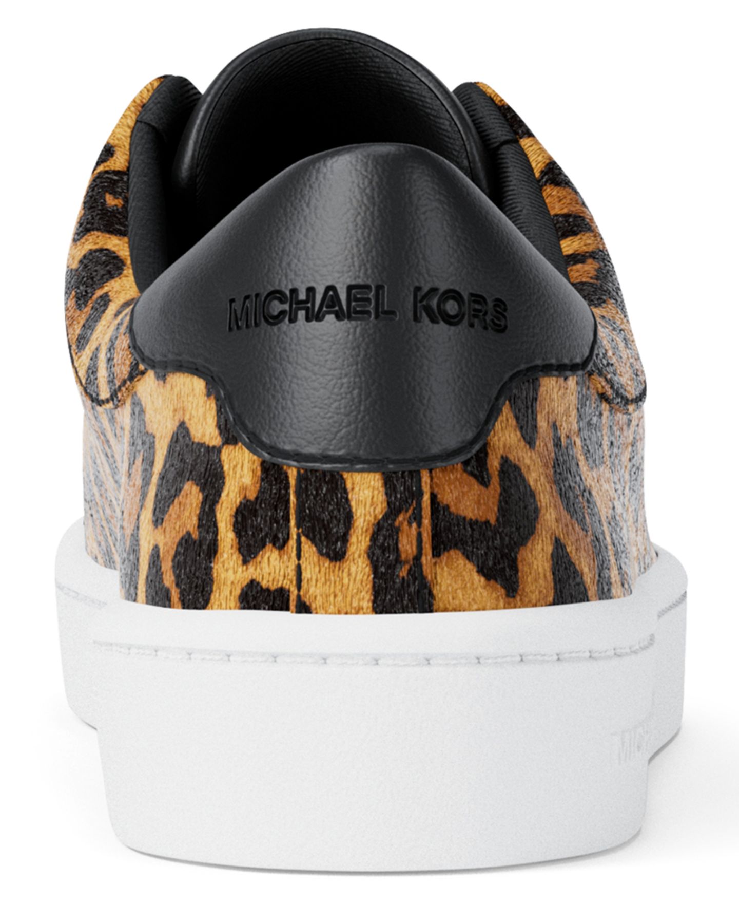 Женские кроссовки Michael Kors Keaton Zip Slip-On, цвет: Леопардовый с принтом — фото 3