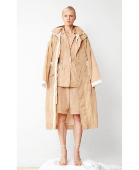 Женские куртки CAALO Women's Parachute Water Resistant Anorak Jackets