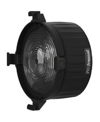 F10 10" Glass Fresnel Lens Modifier, Bowens Mount, Bundle with 10" Barndoors