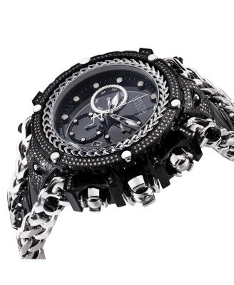 Men's 48419 Gladiator  Quartz Chronograph Black Dial Watch