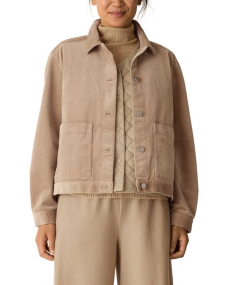 Женские куртки Eileen Fisher Classic Collar Long Sleeve Jacket