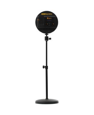 Homestream Video Kit #4 with 2x Desktop Lights, Pull-Up Green Screen & Podcast Microphone