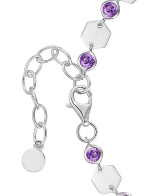 Amethyst Luna Bracelet (1-1/2 ct. t.w.) in Sterling Silver