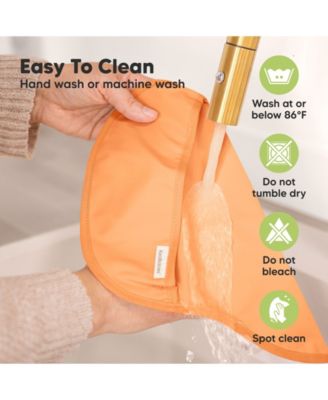 3-Pack Waterproof Baby Bibs for Eating, Lightweight, Mess Proof Toddler Bibs with Food Catcher